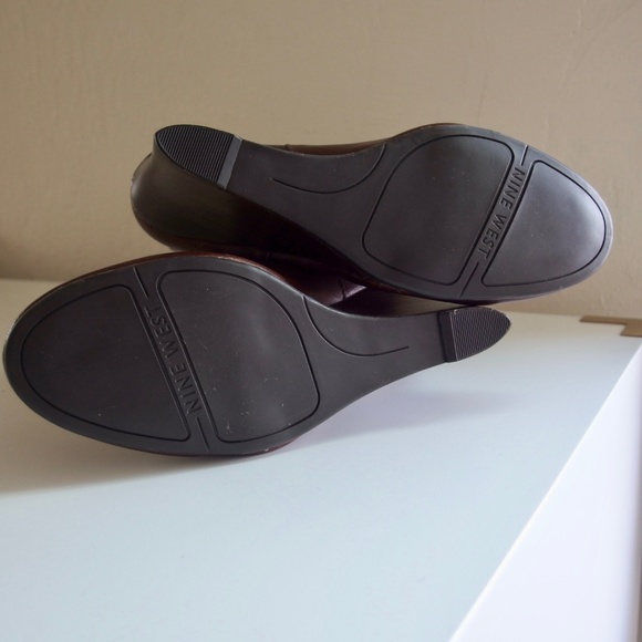 Nine West Brown Leather Booties - Picture 5 of 8